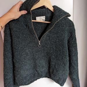 Wilfred Green alpaca sweater